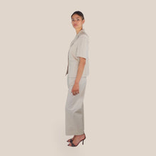 Carica l'immagine nel visualizzatore di Gallery, Maryley pantalone palazzo elastico vita 100% cotone Art 26EB654
