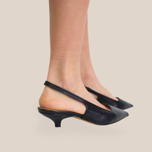 Carica l'immagine nel visualizzatore di Gallery, Divine Follie slingback vera pelle tacco 4 cm 52P301
