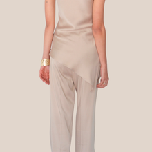 Carica l'immagine nel visualizzatore di Gallery, Maryley maglia smanicata fondo asimmetrica 63% lyocell 35% viscosa Art 26EB730 ( pantalone 26EB507 )
