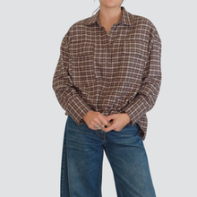 Carica l&#39;immagine nel visualizzatore di Gallery, Vicolo camicia over flanella 100% cotone Art TF1695
