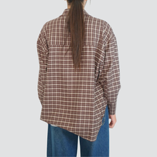 Carica l&#39;immagine nel visualizzatore di Gallery, Vicolo camicia over flanella 100% cotone Art TF1695

