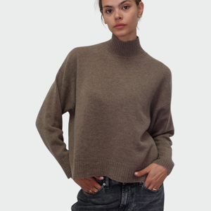 Vicolo maglia over dolcevita misto cashmere Art 77011S