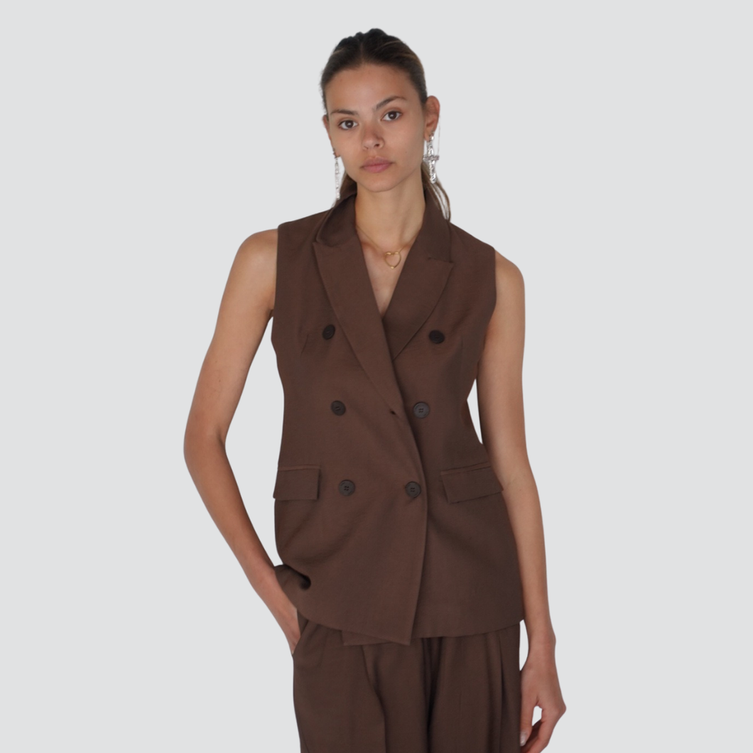 Haveone gilet over 6 bottoni 90% viscosa Art LGE-N009