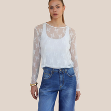 Carica l'immagine nel visualizzatore di Gallery, Dixie blusa pizzo Art T262A016
