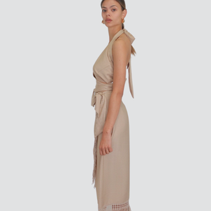Haveone top allacciatura collo 85% viscosa Art RMA-N132