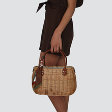 Carica l&#39;immagine nel visualizzatore di Gallery, Susy mix borsa rattan con tracolla Art B02602
