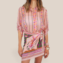 Carica l'immagine nel visualizzatore di Gallery, Haveone camicia over fantasia 85% lyocell Art CVS-Q463
