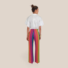 Carica l'immagine nel visualizzatore di Gallery, Vicolo pantalone palazzo riga lurex 48% lurex Art TAB2445
