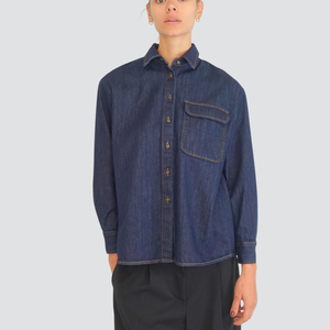 Vicolo camicia over denim100% cotone Art DF5289