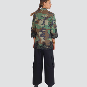 Tensione in cargo elastico vita con coulisse 100% cotone Art HM345