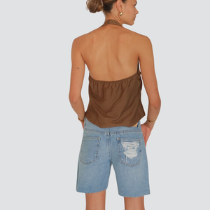 Vicolo bermuda tasca strappata 100% cotone Art DD5434