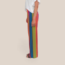 Carica l'immagine nel visualizzatore di Gallery, Vicolo pantalone palazzo riga lurex 48% lurex Art TAB2445
