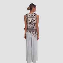 Carica l&#39;immagine nel visualizzatore di Gallery, Haveone pantalone foulard elastico vita 100% viscosa Art PMA-N513
