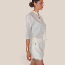 Carica l'immagine nel visualizzatore di Gallery, Haveone short farfalla pizzo fondo 100% cotone Art PSB-Q665

