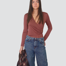 Carica l&#39;immagine nel visualizzatore di Gallery, Dixie body incrociato con accessorio 77% modal Art B067Y005
