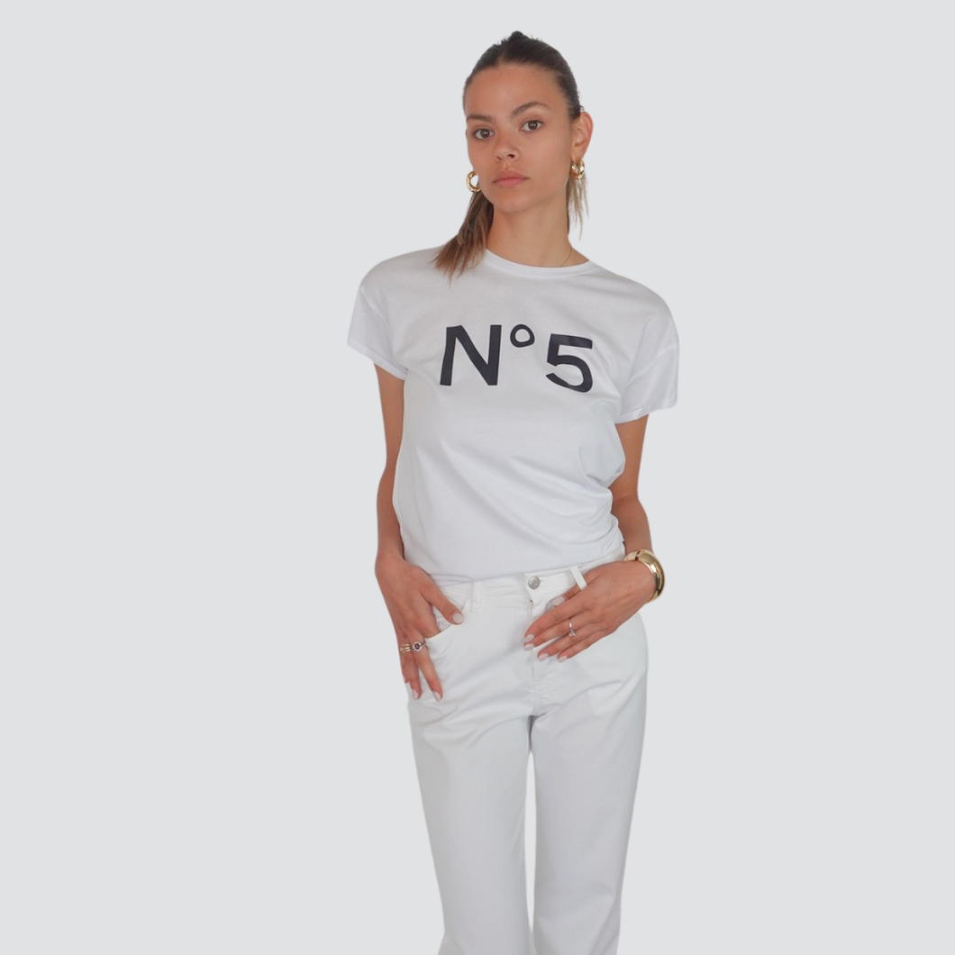 Tensione in t-shirt N° 5 100% cotone Art 25M7366