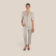 Carica l'immagine nel visualizzatore di Gallery, Maryley pantalone sigaretta elastico retro 100% cotone Art 26EB616
