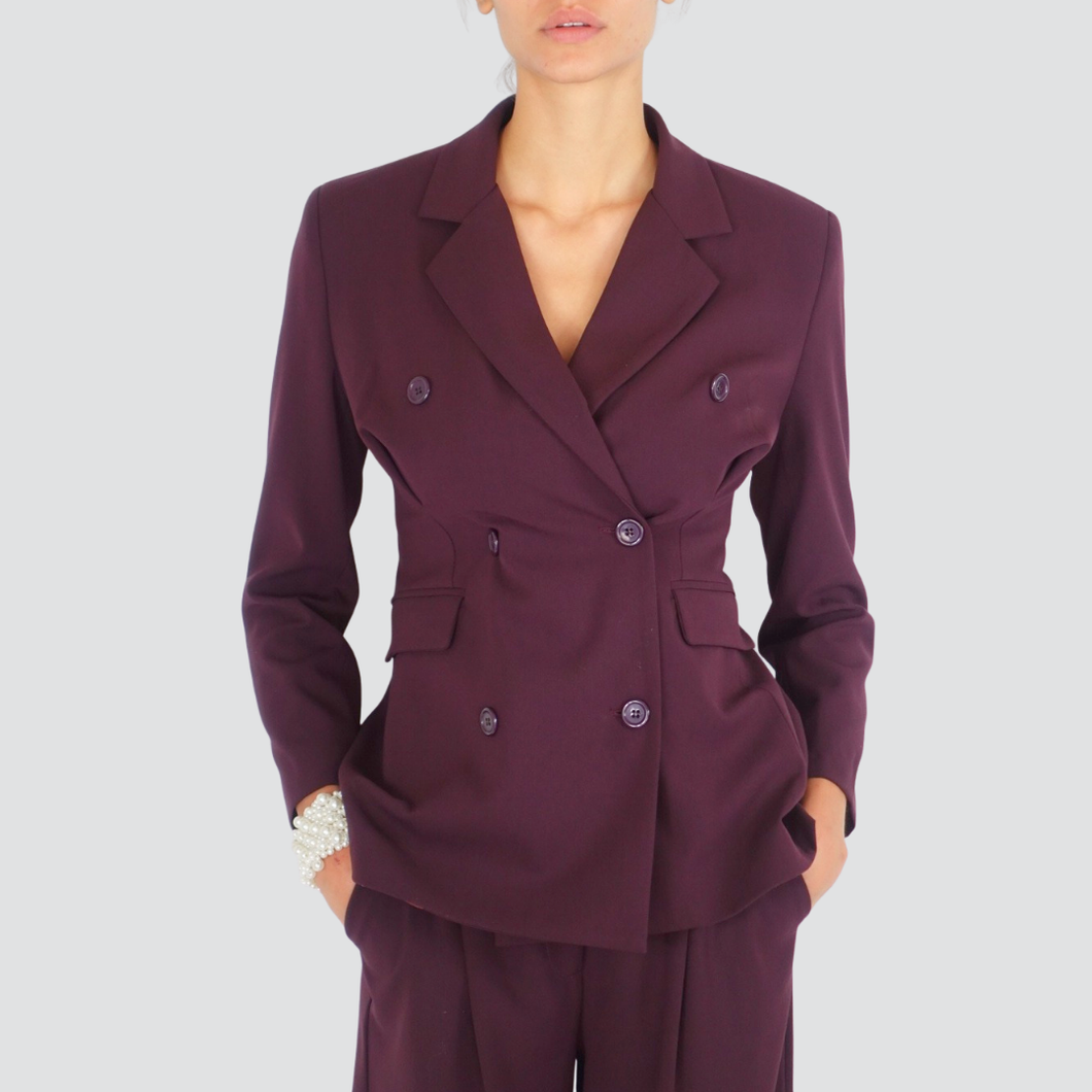 Dixie blazer sfiancato doppio petto 33% viscosa Art JDIEYIC (pantalone Art PCHSYIC)