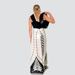 Haveone gonna lunga fusciacca fantasia 100% viscosa Art GMA-N228