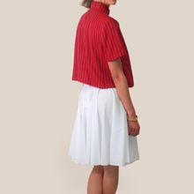 Carica l'immagine nel visualizzatore di Gallery, Haveone gonna elastico vita con cintura 100% cotone Art GFW-Q120
