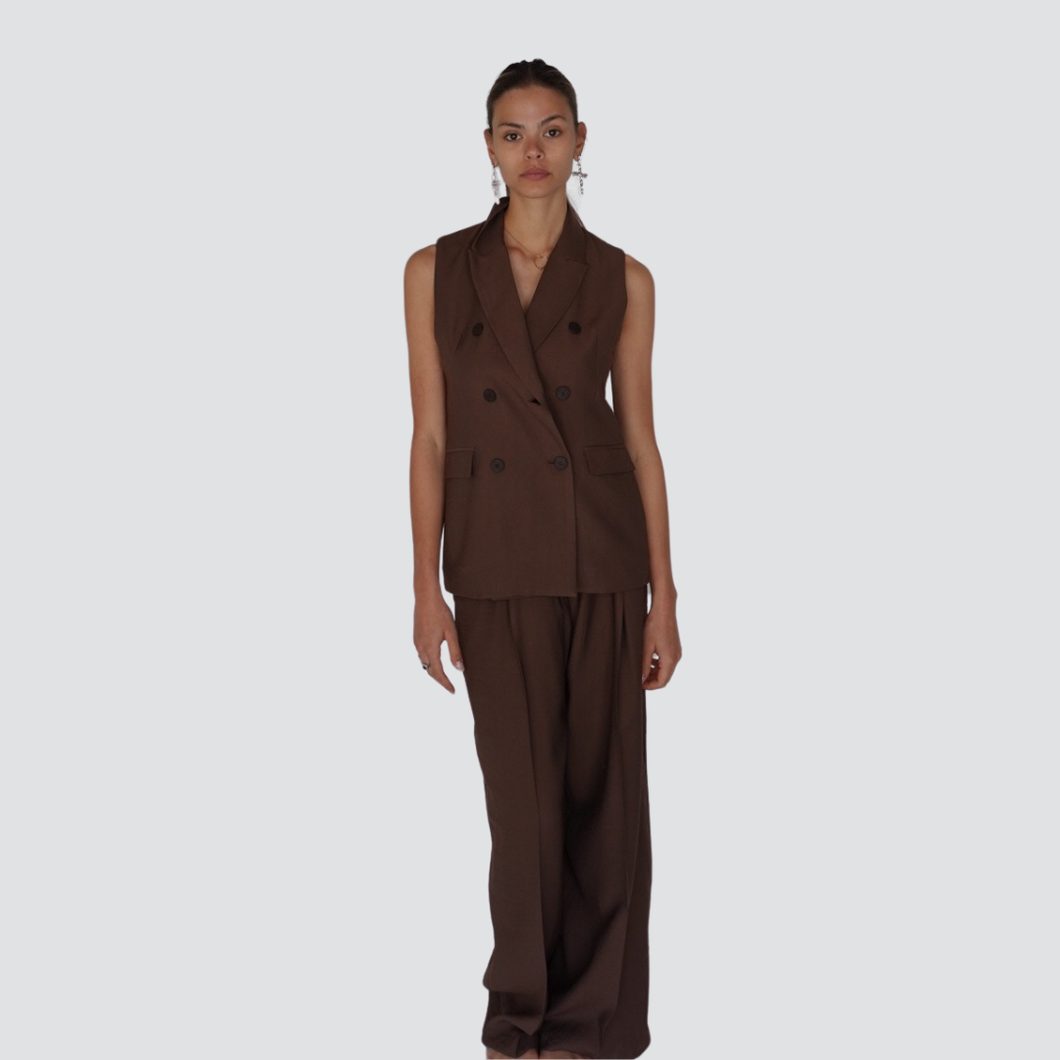 Haveone pantalone palazzo 90% viscosa Art PGE-N039