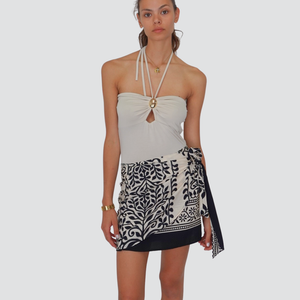 Haveone top body con accessorio 72% viscosa Art BMA-N013