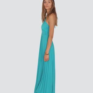 Vicolo abito plissettato schiena nuda Art TD2794