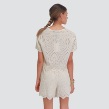 Carica l&#39;immagine nel visualizzatore di Gallery, Haveone short sangallo elastico vita 100% cotone Art PWG-N428
