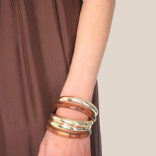 Carica l'immagine nel visualizzatore di Gallery, Dixie bracciale legno e metallo Art 1241A050

