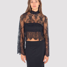 Carica l'immagine nel visualizzatore di Gallery, Tensione in blusa pizzo 46% cotone Art W26MA46
