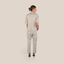 Carica l'immagine nel visualizzatore di Gallery, Maryley pantalone sigaretta elastico retro 100% cotone Art 26EB616
