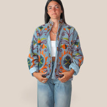 Carica l'immagine nel visualizzatore di Gallery, Dixie giacca pesante velluto con ricami 100% cotone Art J252A080X
