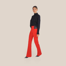 Carica l'immagine nel visualizzatore di Gallery, Vicolo pantalone zampa con inserto zip retro Art TAC1595 ( blazer Art TAC1593 )
