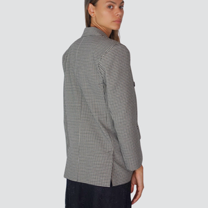 Tensione in giacca over rever borchiato foderata 50% cotone Art 37365
