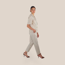Carica l'immagine nel visualizzatore di Gallery, Maryley pantalone sigaretta elastico retro 100% cotone Art 26EB616
