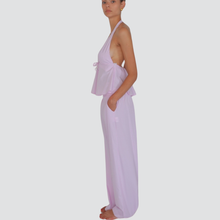 Carica l&#39;immagine nel visualizzatore di Gallery, Vicolo pantalone gessato elastico retro 65% cotone Art TD2632
