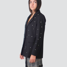 Carica l&#39;immagine nel visualizzatore di Gallery, Dixie blazer over foderato con applicazione 31% viscosa Art JDLMKIIU
