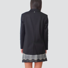 Carica l&#39;immagine nel visualizzatore di Gallery, Dixie blazer over foderato con applicazione 31% viscosa Art JDLMKIIU
