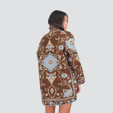 Carica l&#39;immagine nel visualizzatore di Gallery, Dixie giacca kimono ricamo fantasia con tasche Art m768y174
