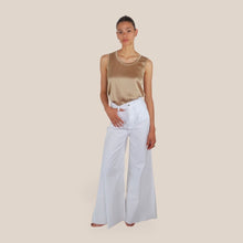 Carica l'immagine nel visualizzatore di Gallery, Dixie pantalone ampio tela paracadute 97% cotone Art P177A252
