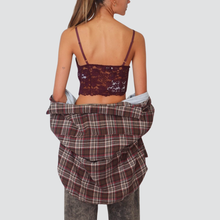 Carica l&#39;immagine nel visualizzatore di Gallery, Dixie top crop pizzo Art RAZ8YIN
