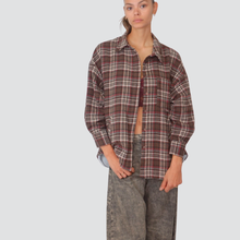 Carica l&#39;immagine nel visualizzatore di Gallery, Dixie giacca camicia scozzese in flanella 71% cotone CFIGYMV
