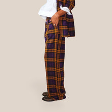 Carica l'immagine nel visualizzatore di Gallery, Pantalone palazzo quadri con lurex Art 220 ( Blazer Art 219 )
