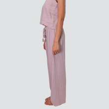 Carica l&#39;immagine nel visualizzatore di Gallery, Tensionen in pantalone puro lino con coulisse Art S25PI61
