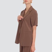 Carica l&#39;immagine nel visualizzatore di Gallery, Haveone blazer manica corta 84% modal Art JVI-N110
