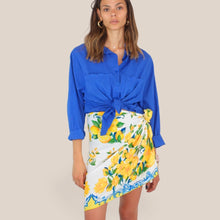 Carica l'immagine nel visualizzatore di Gallery, Haveone camicia over royal 100% cotone Art  CFW-Q408
