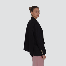 Carica l&#39;immagine nel visualizzatore di Gallery, Vicolo blazer over spacchi laterali 97% cotone Art TD0561
