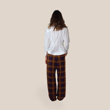 Carica l'immagine nel visualizzatore di Gallery, Pantalone palazzo quadri con lurex Art 220 ( Blazer Art 219 )
