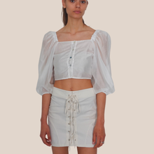 Carica l'immagine nel visualizzatore di Gallery, Vicolo mini gonna lacetti 68% cotone 385 lyocell Art TAB1917 ( camicia Art TAB1915 )
