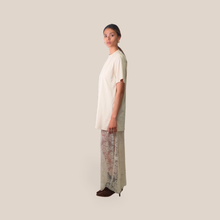 Carica l'immagine nel visualizzatore di Gallery, Haveone abito t-shirt over con pizzo 100% cotone Art AVS-Q082
